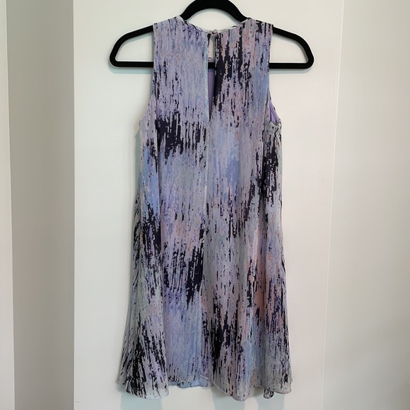 Calvin Klein Lilac Pattern Sleeveless Dress - Picture 2 of 7